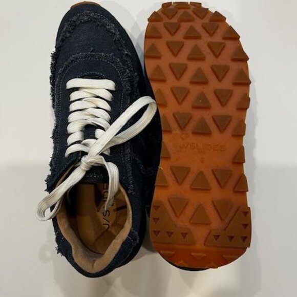 J/Slides Eddie‑F Denim Frayed Sneaker Women's size 8 - Picture 8 of 8